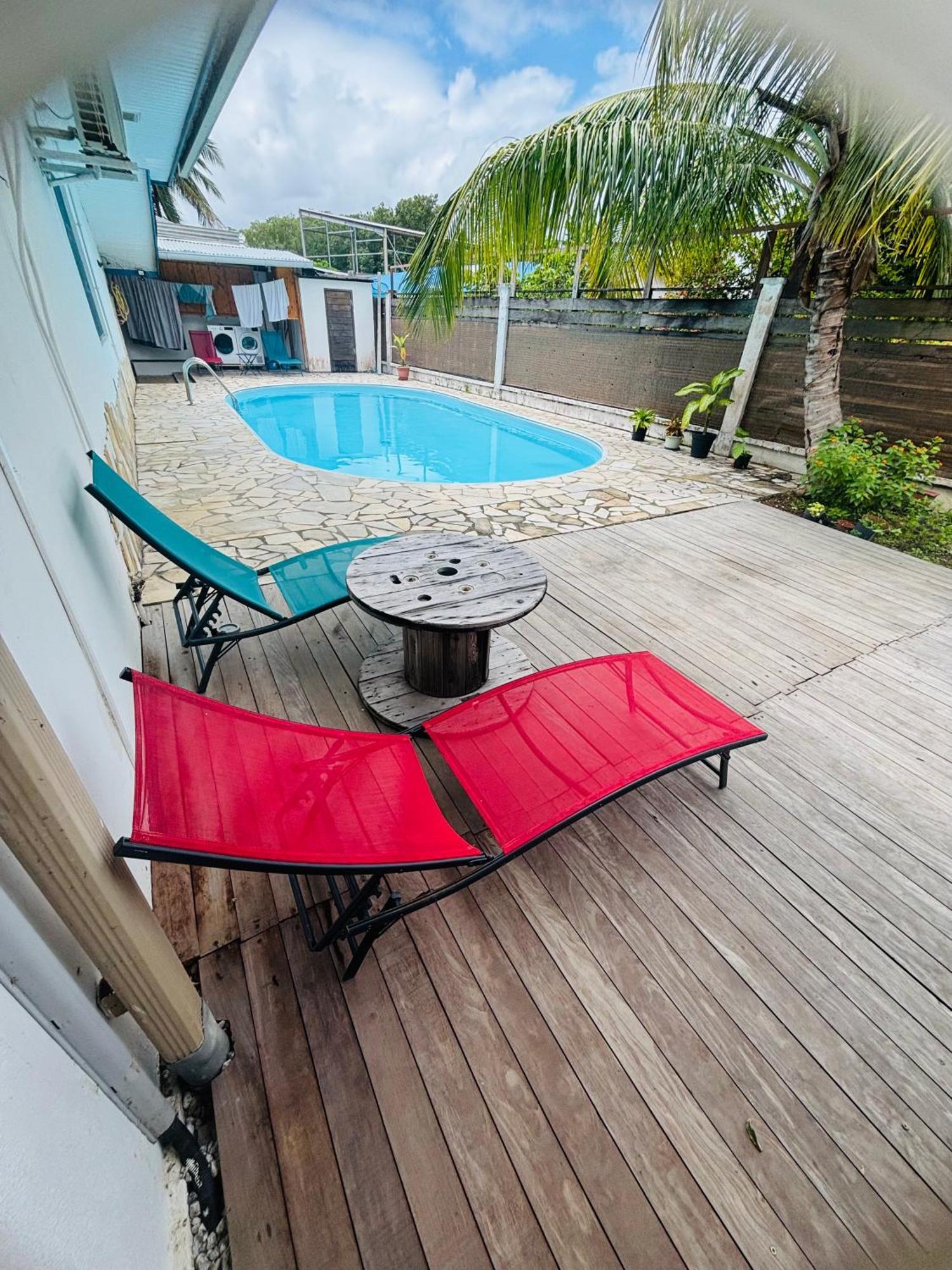 Sermie T2 Climatise Avec Piscine Kourou Zewnętrze zdjęcie