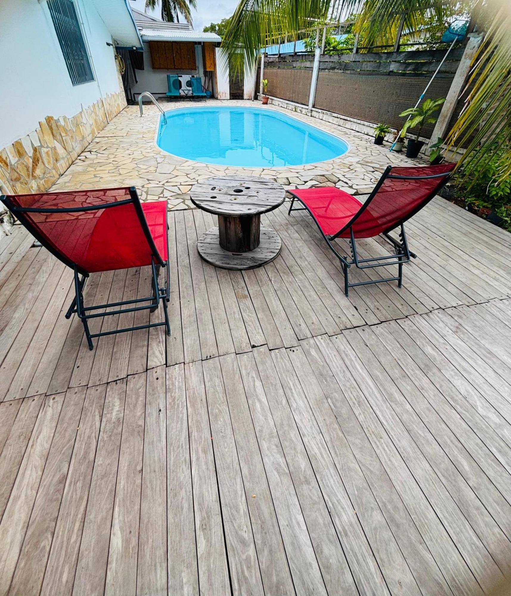 Sermie T2 Climatise Avec Piscine Kourou Zewnętrze zdjęcie